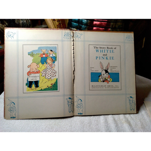 The Story Book of Whitie and Pinkie Lydia Scott Pru Herric HB 1940 Wonderful! - Picture 6 of 11